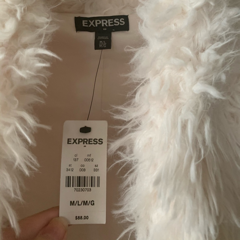 Express Sherpa Wedge Jacket
